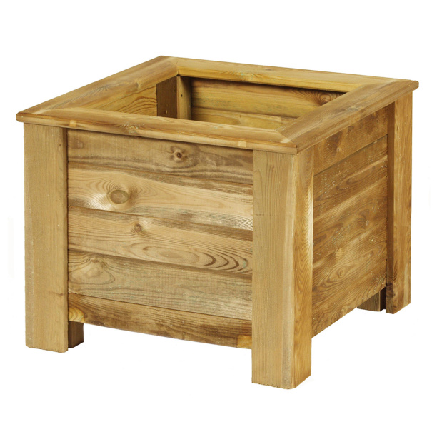 Клумба для цветов деревянная 50х50х40 см от магазина ЛесКонПром.ру