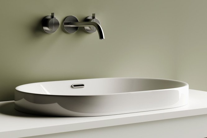 Умывальник встраиваемый сверху CERAMICA NOVA Element 80551190 от магазина ЛесКонПром.ру