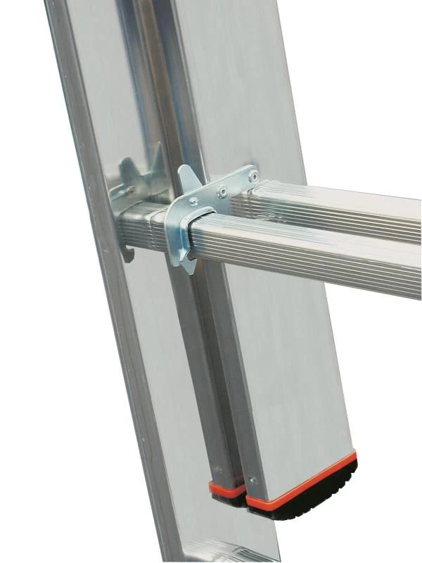 Лестница алюминиевая трехсекционая KRAUSE TRIBILO 3х9 от магазина ЛесКонПром.ру