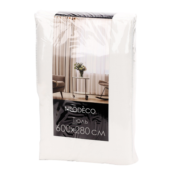 Штора-тюль Паутинка 300х280 см серая от магазина ЛесКонПром.ру