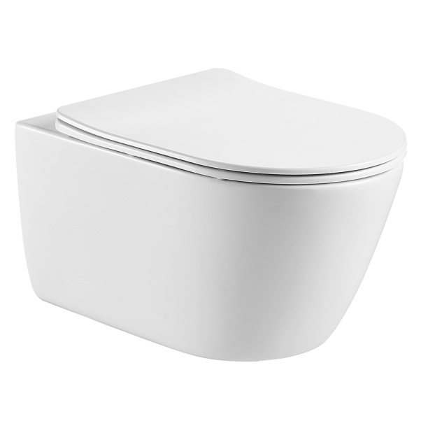 Инсталляция Aquatek Оберон с унитазом, сиденьем, кнопкой хром от магазина ЛесКонПром.ру