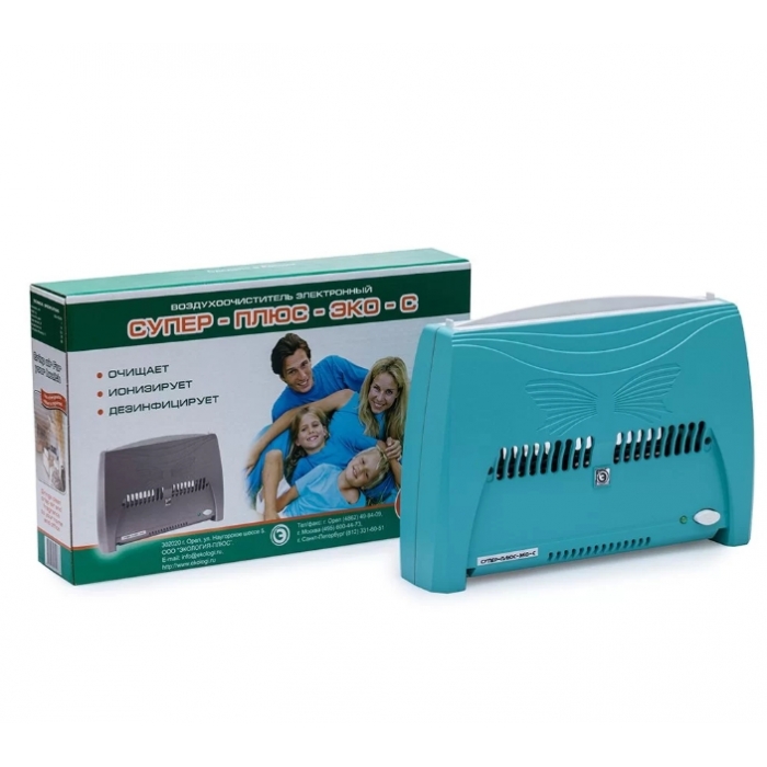 Очиститель воздуха Супер Плюс Эко-C зеленый от магазина ЛесКонПром.ру