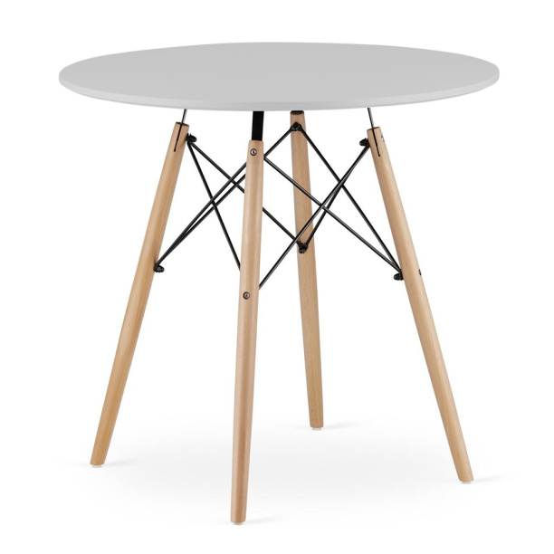 Стол кухонный KITRO d80 см серый от магазина ЛесКонПром.ру