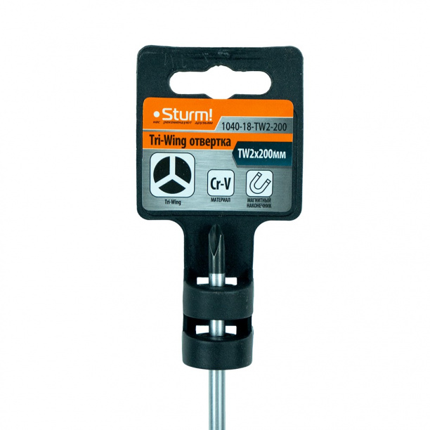 Отвертка Sturm! Tri-Wing TW2x200 мм от магазина ЛесКонПром.ру