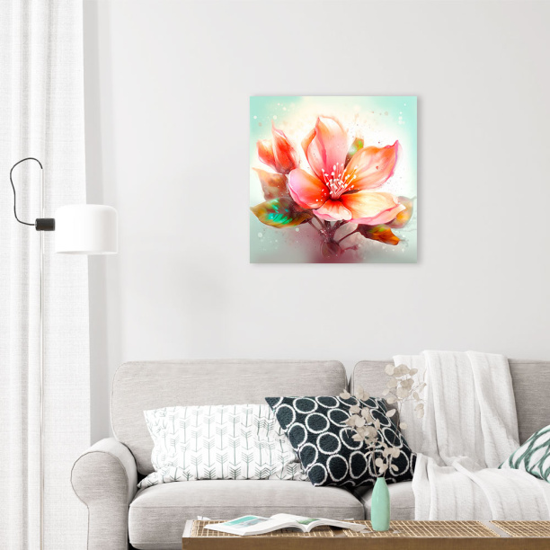 Канвас 40х40 см Зайка на самокате от магазина ЛесКонПром.ру