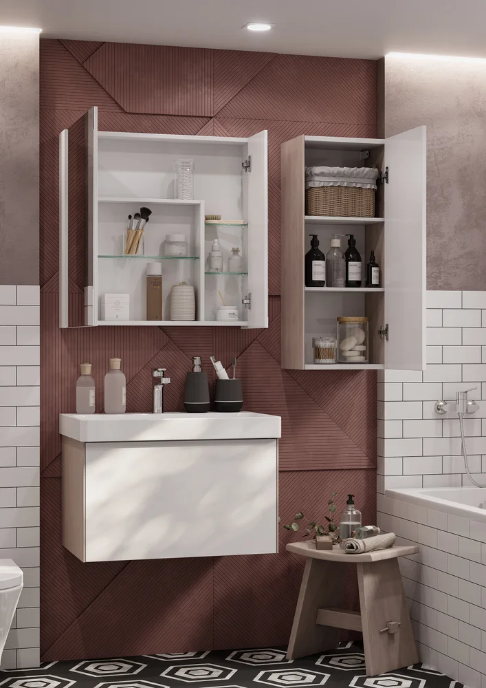 Зеркало-шкаф AQUATON Асти 50 от магазина ЛесКонПром.ру