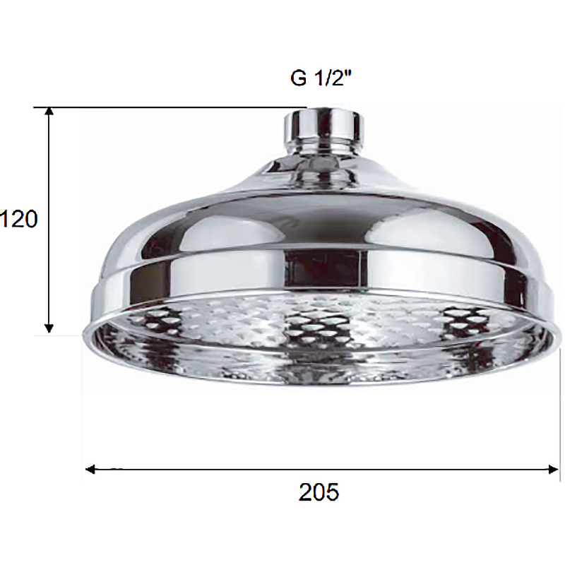 Верхний душ Remer 359B20X Хром от магазина ЛесКонПром.ру