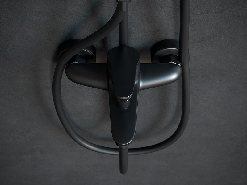 Душевая система Laguraty 7005 Черный от магазина ЛесКонПром.ру