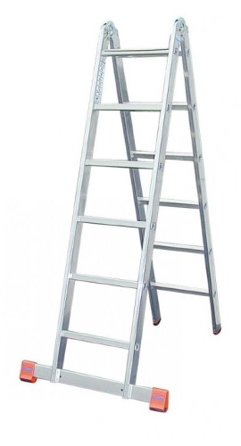 Двухсторонняя шарнирная лестница TriMatic 2Х6 KRAUSE арт.129901 от магазина ЛесКонПром.ру