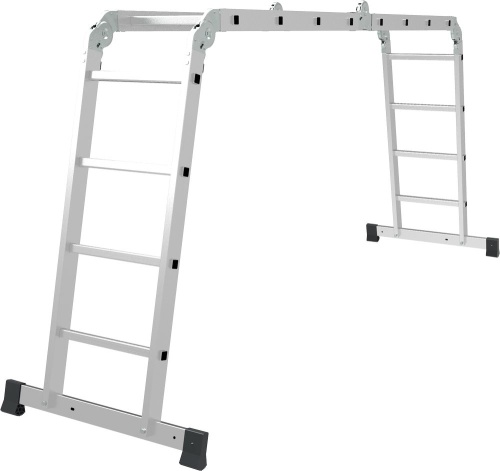 Алюминиевая четырехсекционная лестница-трансформер 400 мм NV1322 НОВАЯ ВЫСОТА 4Х4 арт.1322404 от магазина ЛесКонПром.ру