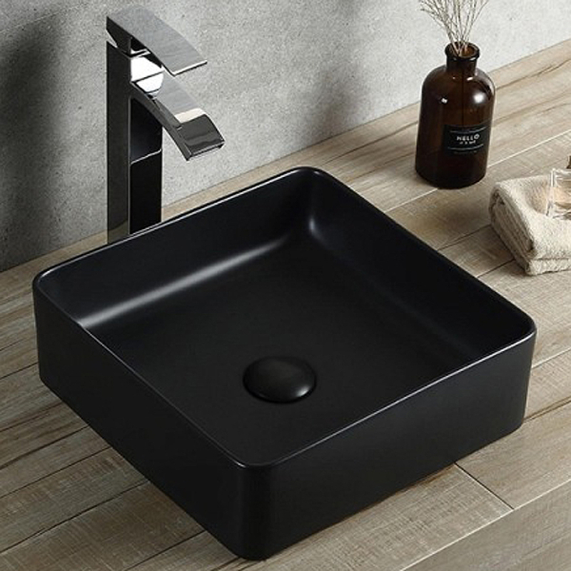 Раковина-чаша Bravat 40 C22356K-ENG Черная от магазина ЛесКонПром.ру