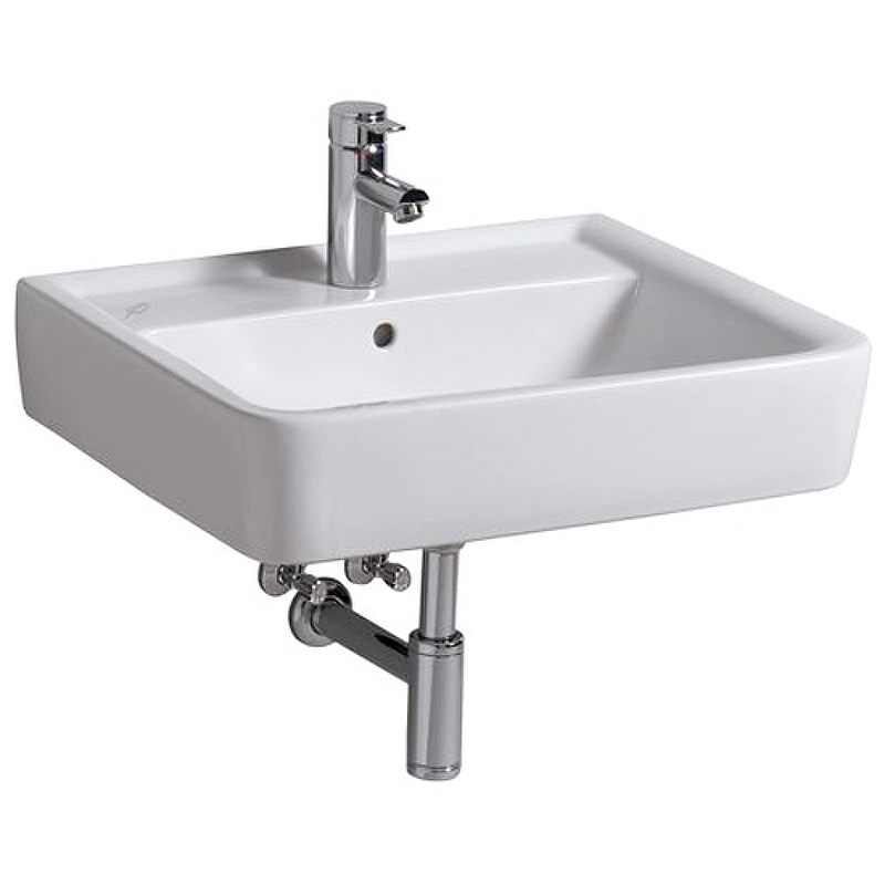 Раковина Geberit Renova Nr.1 Plan 55 222255000 Белая от магазина ЛесКонПром.ру