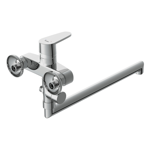 Смеситель для ванны Cersanit Cari длинный излив хром от магазина ЛесКонПром.ру