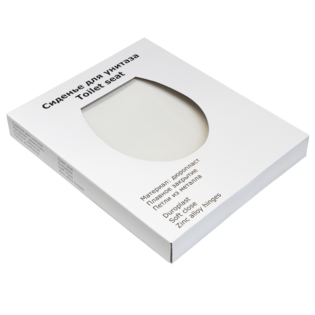 Сиденье для унитаза дюропласт микролифт белое GO/ON от магазина ЛесКонПром.ру