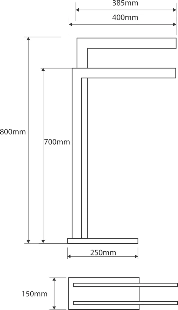 Полотенцедержатель Bemeta Beta 132836022 от магазина ЛесКонПром.ру