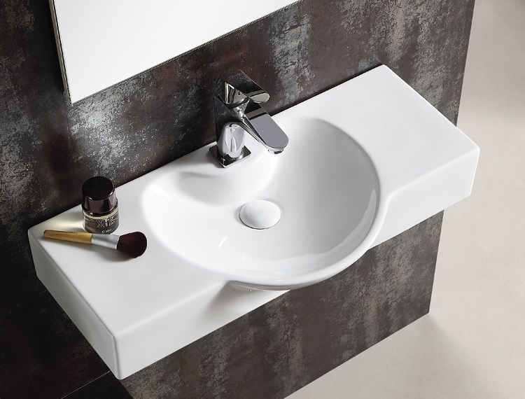 Раковина CeramaLux 80 STR4282B Белая от магазина ЛесКонПром.ру