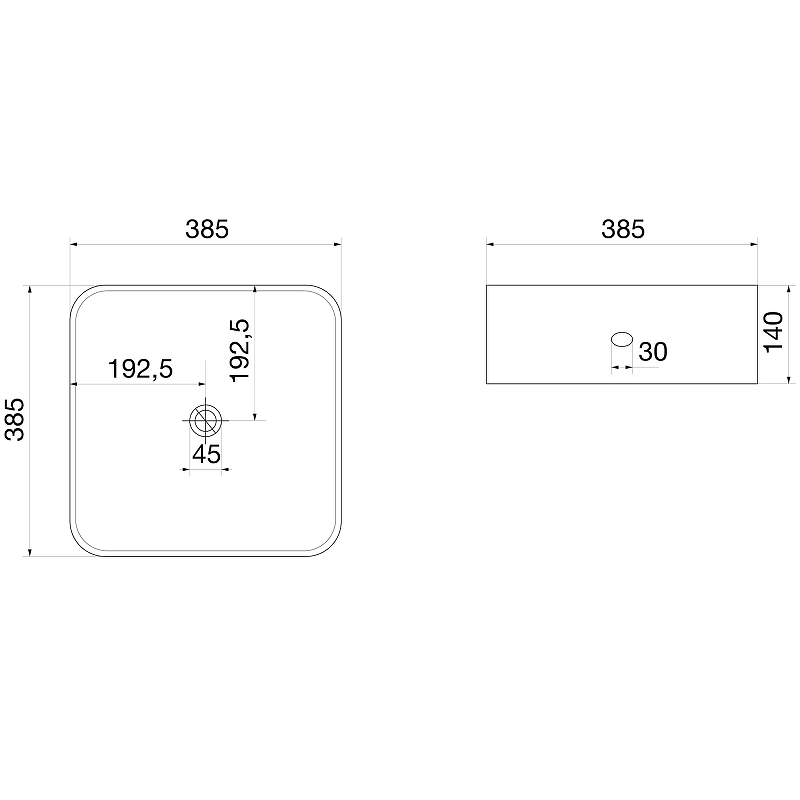 Раковина Owl 1975 Vind 38,5 OWLB191035 Белый глянец от магазина ЛесКонПром.ру