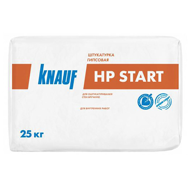 Гипсовая штукатурка КНАУФ-ХП Старт 25 кг от магазина ЛесКонПром.ру