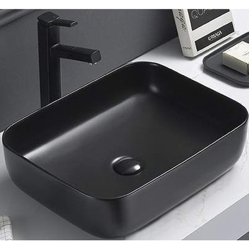 Раковина-чаша CeramaLux 50 2105-1МВ Черная матовая от магазина ЛесКонПром.ру