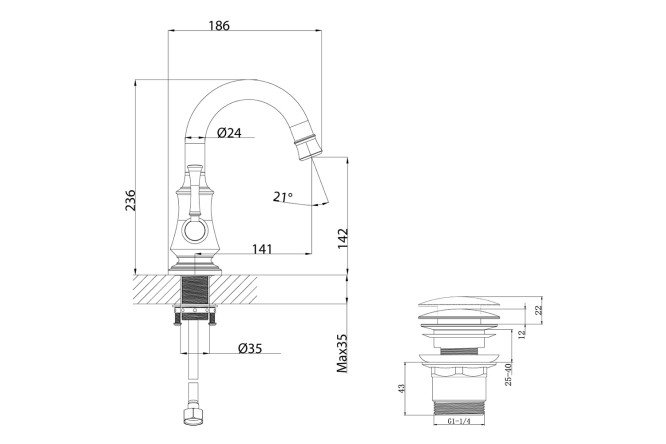 Смеситель для раковины LEMARK Peretto 80440969 от магазина ЛесКонПром.ру