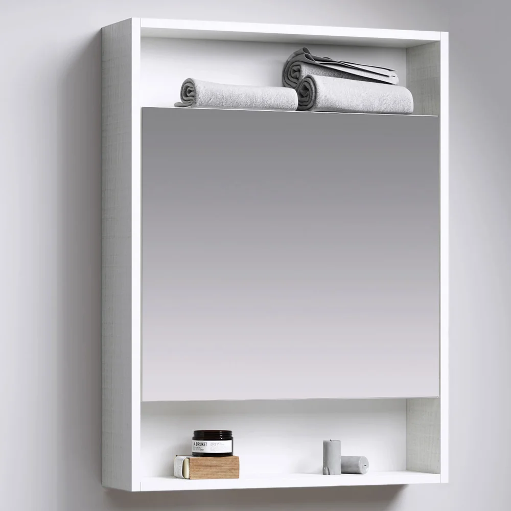 Зеркало-шкаф Aqwella City 60 дуб канадский от магазина ЛесКонПром.ру