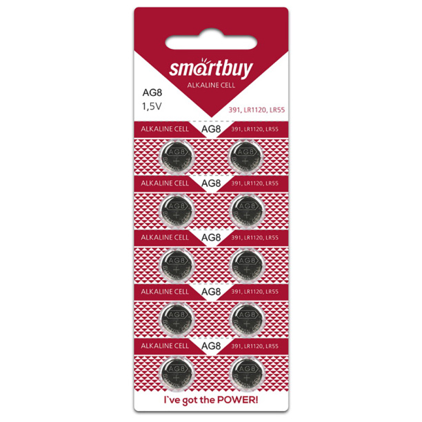 Батарейка Smartbuy G8 10 шт от магазина ЛесКонПром.ру