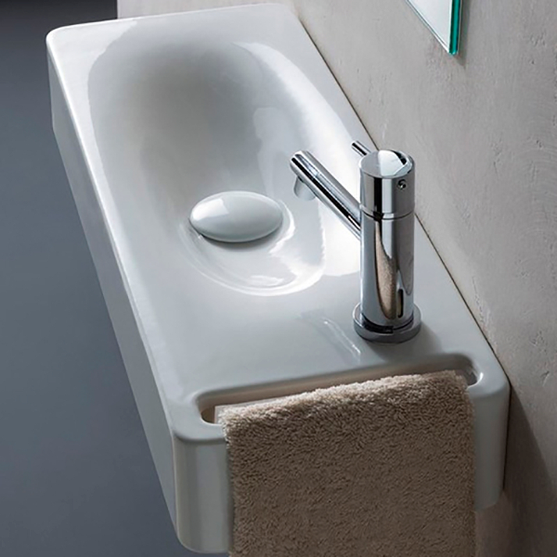 Раковина Scarabeo Soft-Hung-Cube 60 1511 Белая от магазина ЛесКонПром.ру