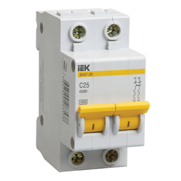 Выключатель автоматический IEK 2п 32 А B от магазина ЛесКонПром.ру