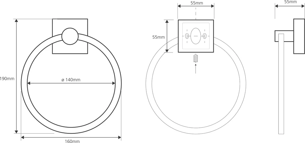 Полотенцедержатель Bemeta Beta 132104062 от магазина ЛесКонПром.ру