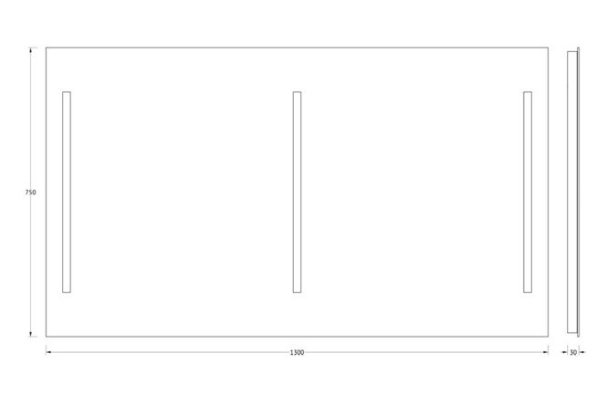 Зеркало EVOFORM Lumline 80372828 от магазина ЛесКонПром.ру