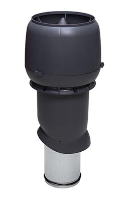 Вентиляционный выход Vilpe 160/ИЗ/500, цвет серый от магазина ЛесКонПром.ру