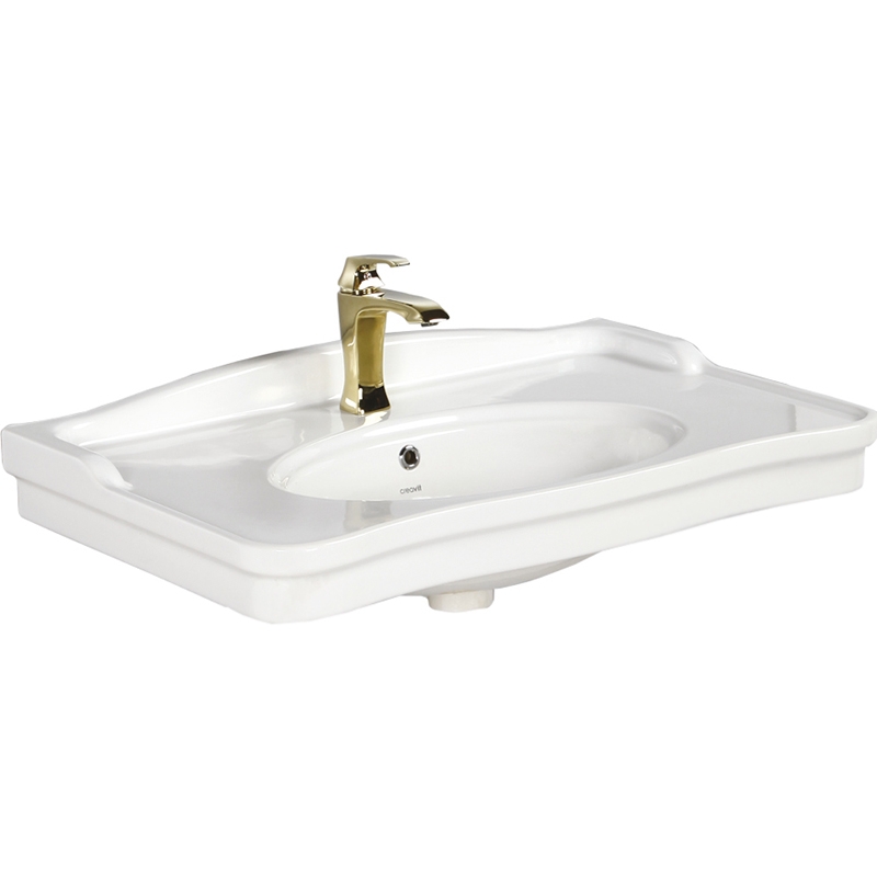 Раковина Creavit Antik 80 AN080-00CB00E-0000 Белая от магазина ЛесКонПром.ру