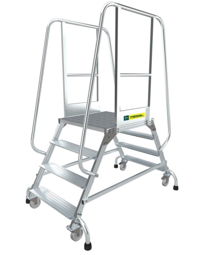 МОСТИК ПЕРЕХОДНЫЙ АЛЮМИНИЕВЫЙ С ДОПОЛНИТЕЛЬНЫМИ ТРАВЕРСАМИ  MEGAL МПА-T-1,9 от магазина ЛесКонПром.ру