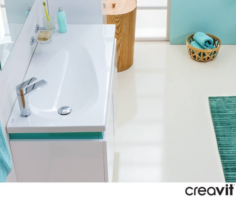 Раковина Creavit Trump 120 TP120-00CB00E-0000 Белая от магазина ЛесКонПром.ру