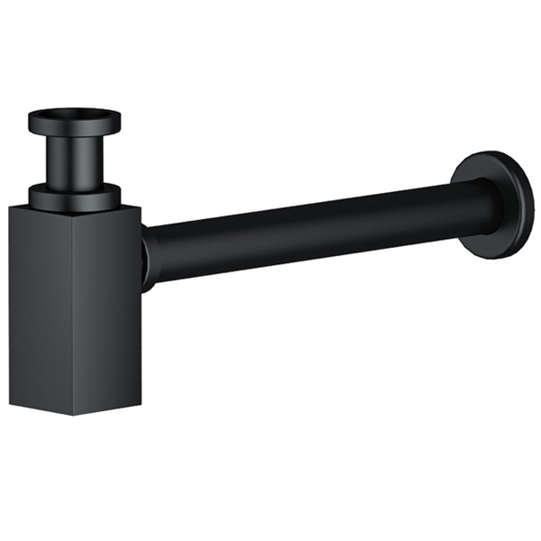Сифон для раковины Timo 959/03L Черный матовый от магазина ЛесКонПром.ру