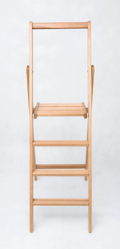 Стремянка деревянная Hoz-Block Батя 4 ступени Светлая (арт. СДБ-4С) от магазина ЛесКонПром.ру