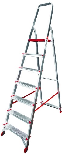 Стремянка алюминиевая профессиональная Новая Высота 7 ступеней (арт. 3110107) от магазина ЛесКонПром.ру