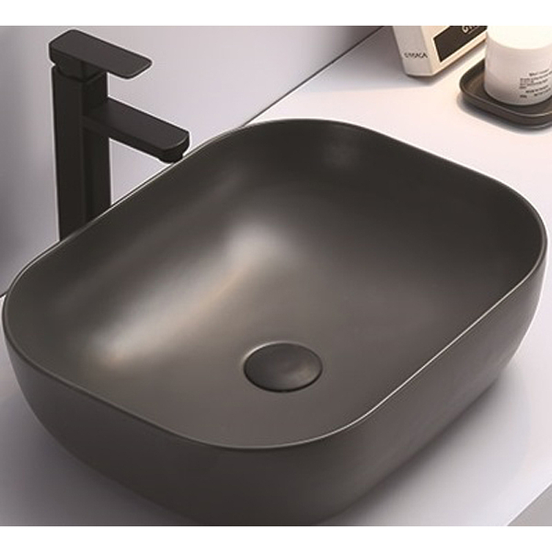 Раковина-чаша CeramaLux 50 78104MDH-2 Серая от магазина ЛесКонПром.ру