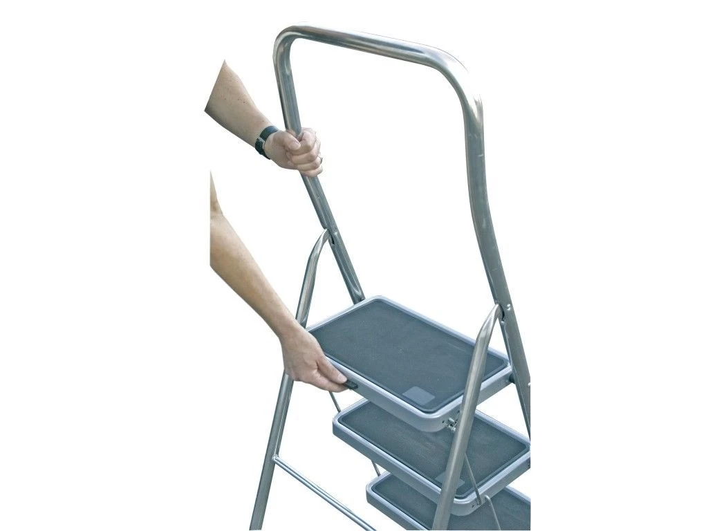 Стремянка стальная Krause Toppy XL 3 ступени (арт. 130877) от магазина ЛесКонПром.ру