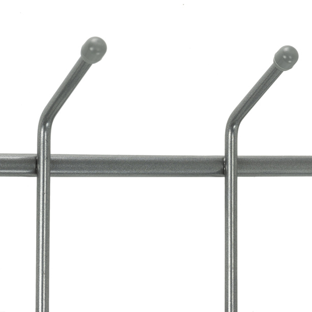 Вешалка настенная Ника ВН5 48,5х6,7х18 см серебро от магазина ЛесКонПром.ру