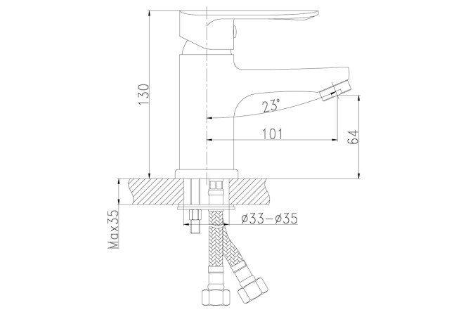 Смеситель ROSSINKA SILVERMIX RS32 80441016 от магазина ЛесКонПром.ру