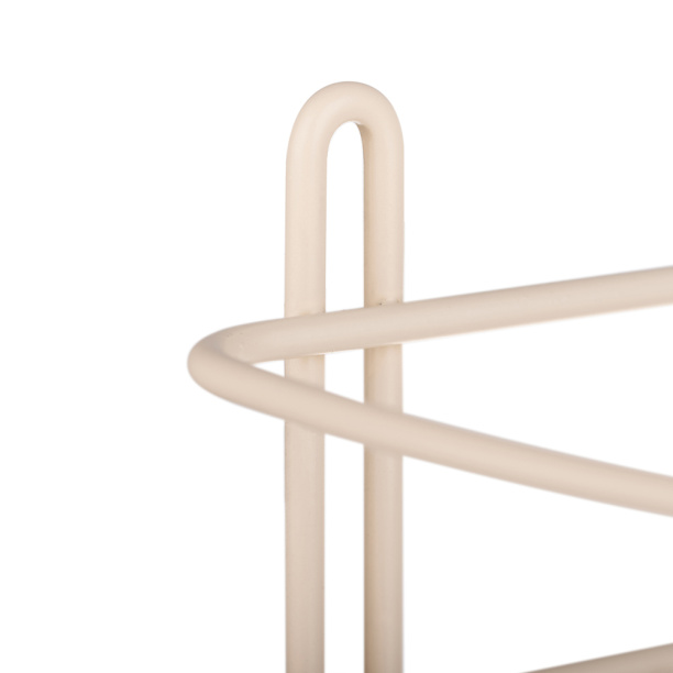 Полка сетчатая ЧМЗ NEW 2-ярусная угловая бежевая от магазина ЛесКонПром.ру