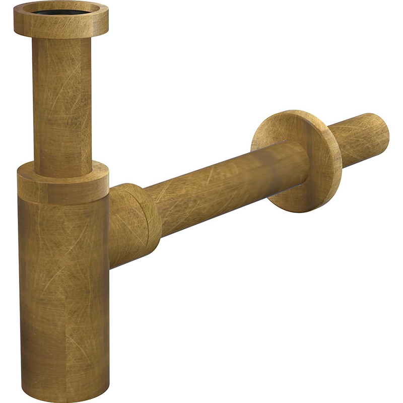 Сифон для раковины Alcaplast Design A400ANTIC Бронза от магазина ЛесКонПром.ру