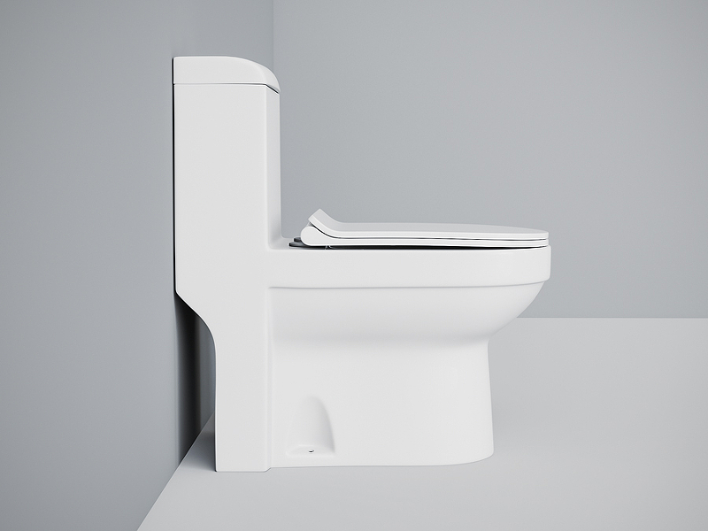 Унитаз моноблок Laguraty 8007A с сиденьем Микролифт от магазина ЛесКонПром.ру