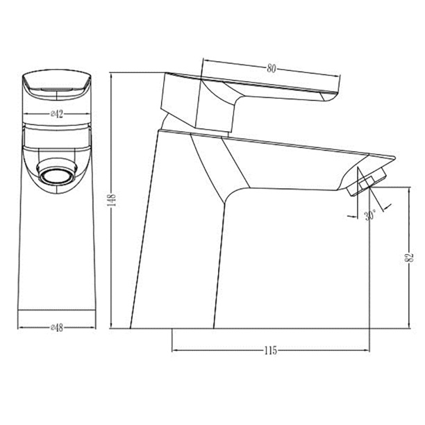 Смеситель для раковины IDDIS Cloud от магазина ЛесКонПром.ру
