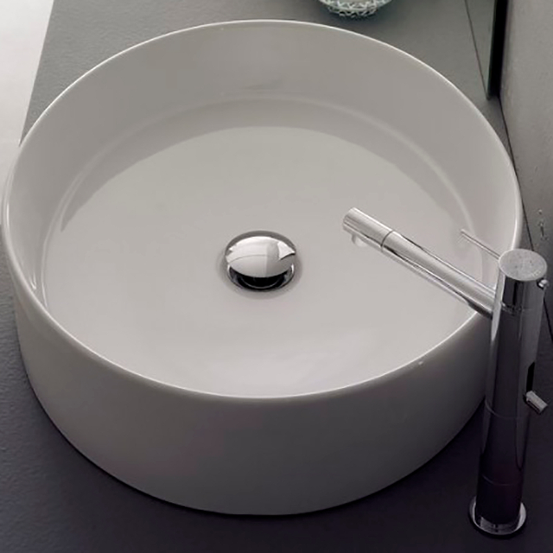 Раковина-чаша Scarabeo Thin Line 45 8029 Белая от магазина ЛесКонПром.ру