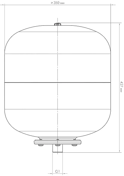 Расширительный бак отопления Джилекс В 35 от магазина ЛесКонПром.ру