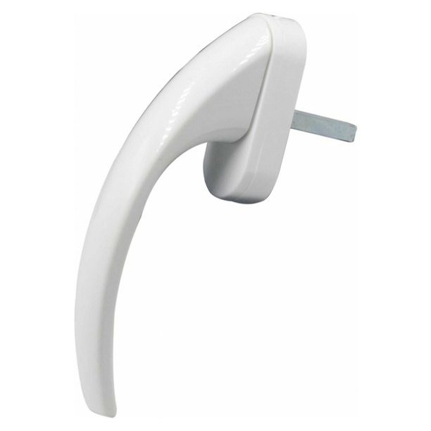 Ручка оконная Сатурн белая от магазина ЛесКонПром.ру