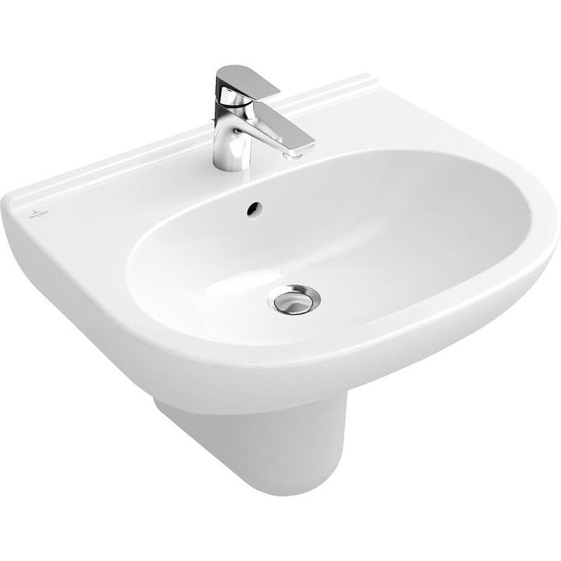Раковина Villeroy&Boch O.Novo 55 51605501 Альпийский белый от магазина ЛесКонПром.ру