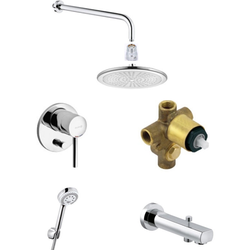 Душевая система Kludi Bozz 386310576 Хром от магазина ЛесКонПром.ру